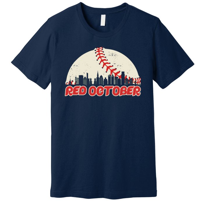 Red October Philadelphia Baseball Premium T-Shirt