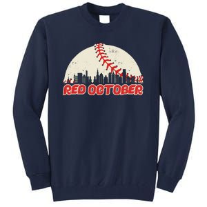 Red October Philadelphia Baseball Tall Sweatshirt