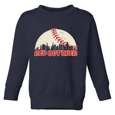 Red October Philadelphia Baseball Toddler Sweatshirt