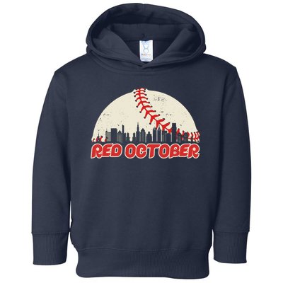 Red October Philadelphia Baseball Toddler Hoodie