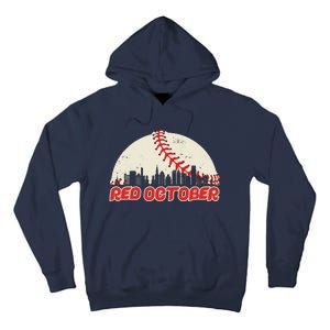 Red October Philadelphia Baseball Tall Hoodie