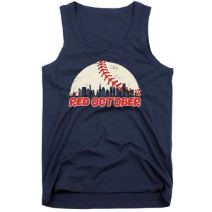 Red October Philadelphia Baseball Tank Top