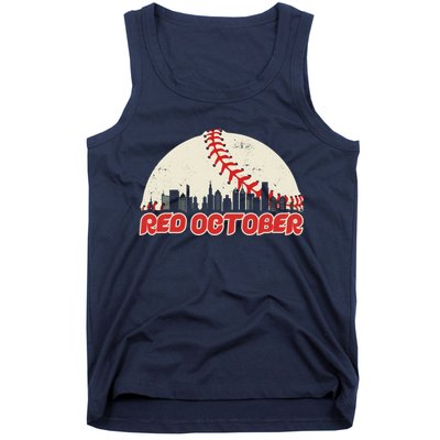 Red October Philadelphia Baseball Tank Top