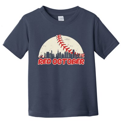 Red October Philadelphia Baseball Toddler T-Shirt
