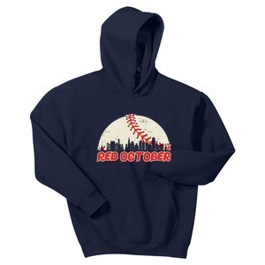 Red October Philadelphia Baseball Kids Hoodie