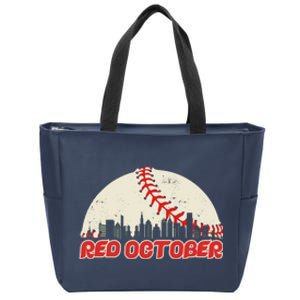 Red October Philadelphia Baseball Zip Tote Bag