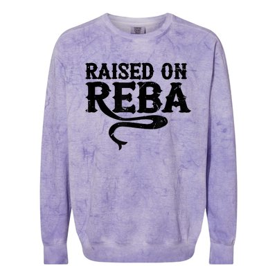 Raised On Reba Team Reba Colorblast Crewneck Sweatshirt