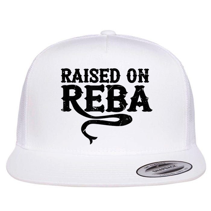Raised On Reba Team Reba Flat Bill Trucker Hat