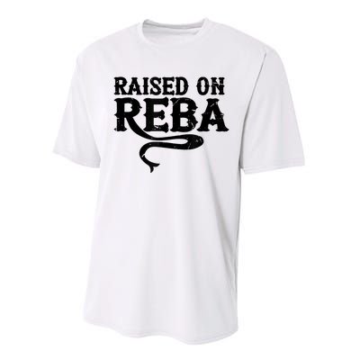 Raised On Reba Team Reba Performance Sprint T-Shirt