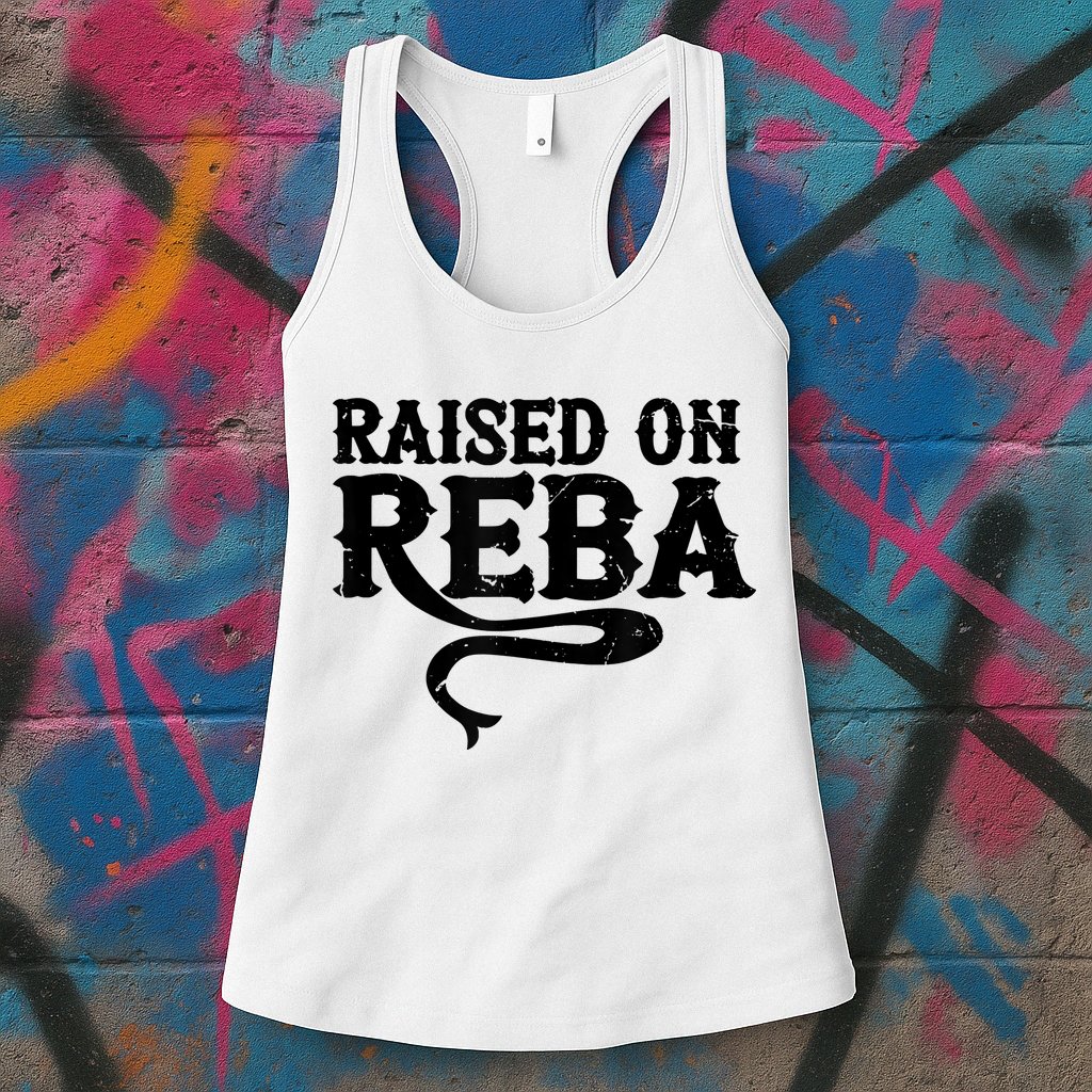 Raised On Reba Team Reba Womens Tank Top