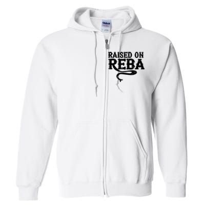 Raised On Reba Team Reba Full Zip Hoodie