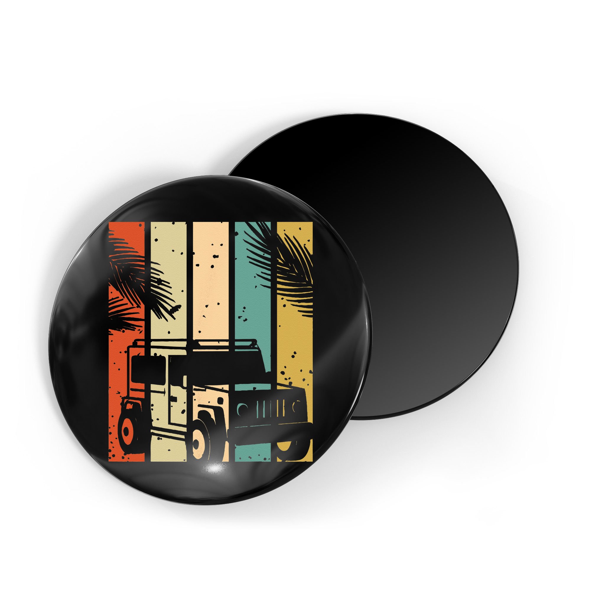Retro Off Road Vehicle Magnet