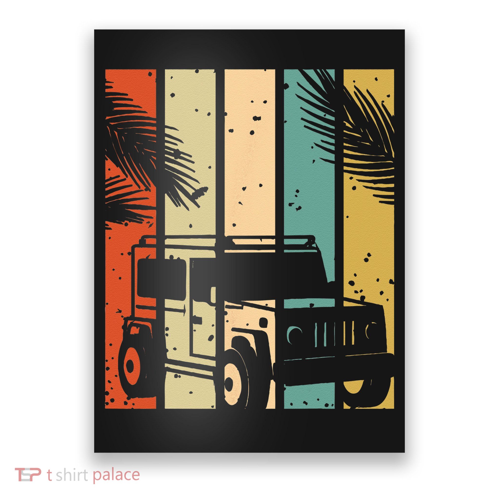 Retro Off Road Vehicle Poster
