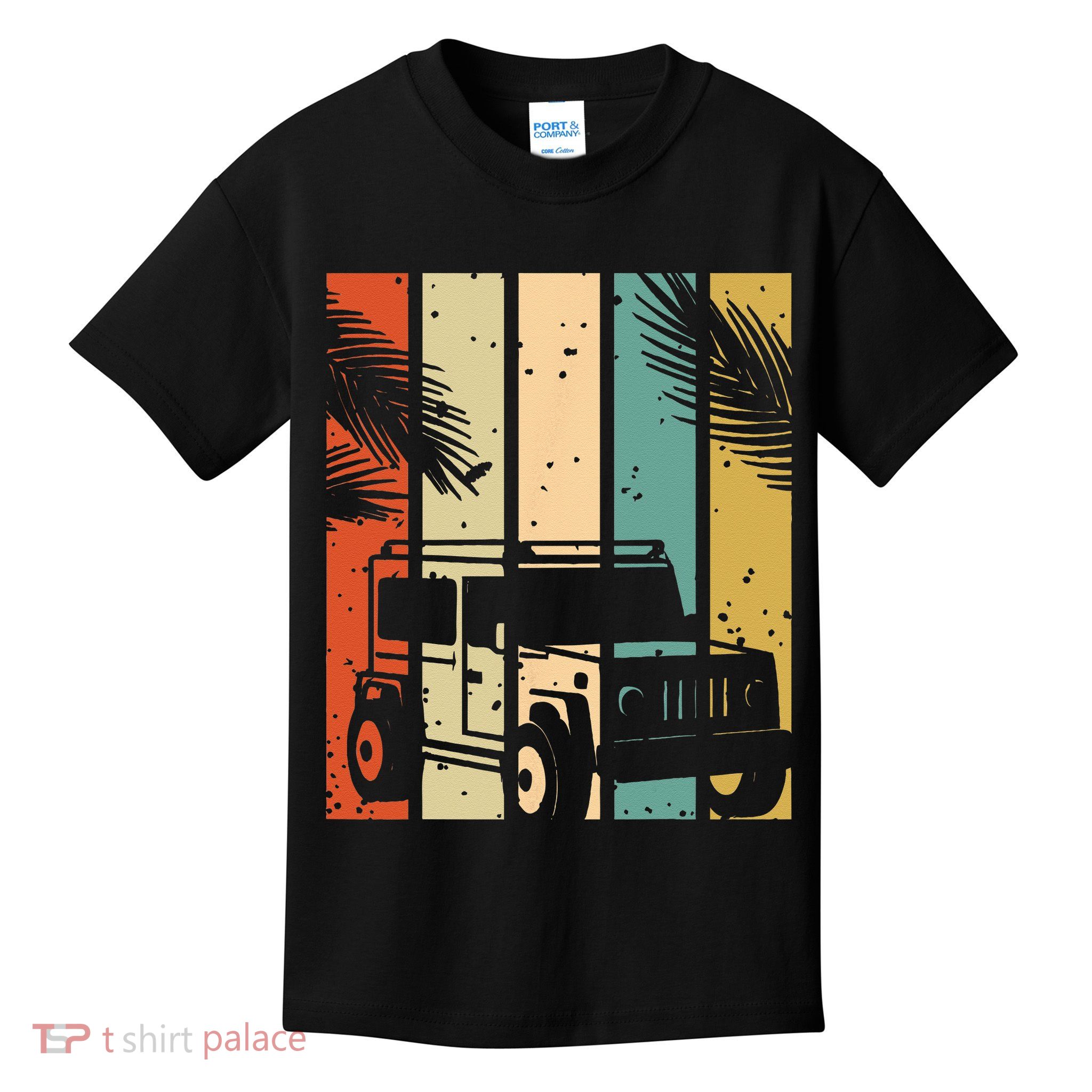 Retro Off Road Vehicle Kids T-Shirt