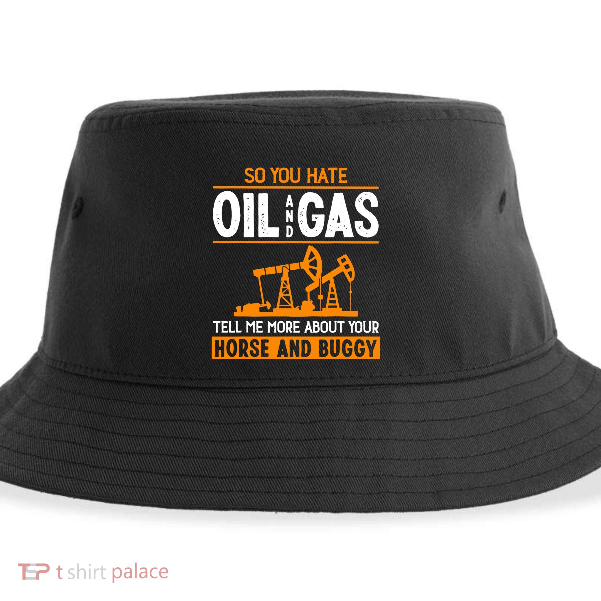 Roughneck Oil Rig Worker Driller Sustainable Bucket Hat