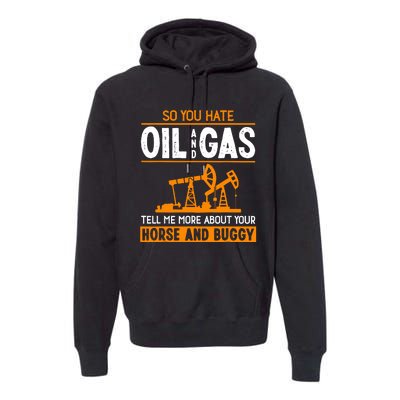 Roughneck Oil Rig Worker Driller Premium Hoodie