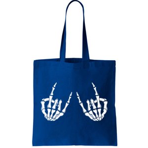 Rock On Rock Star Skeleton Hands Rocker Spooky Halloween Cool Gift Tote Bag