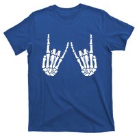 Rock On Rock Star Skeleton Hands Trendy Halloween Skeleton Gift T-Shirt