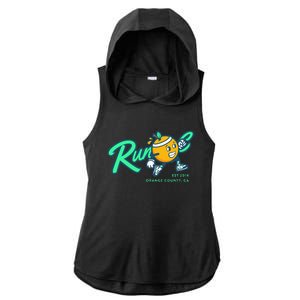 Run Oc Ladies PosiCharge Tri-Blend Wicking Draft Hoodie Tank