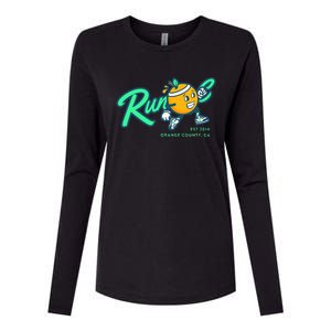 Run Oc Womens Cotton Relaxed Long Sleeve T-Shirt