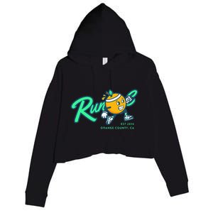 Run Oc Crop Fleece Hoodie