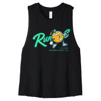 Run Oc Women's Racerback Cropped Tank