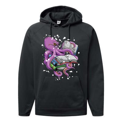 Reading Octopus Performance Fleece Hoodie