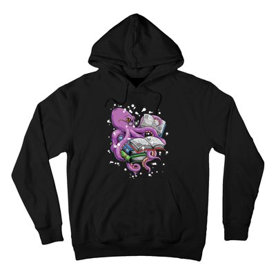 Reading Octopus Hoodie