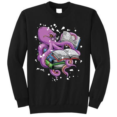 Reading Octopus Tall Sweatshirt