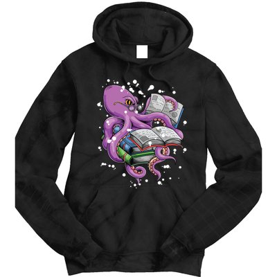 Reading Octopus Tie Dye Hoodie