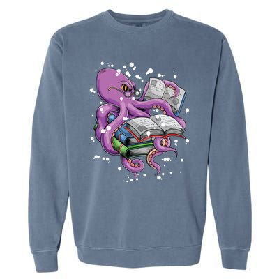 Reading Octopus Garment-Dyed Sweatshirt