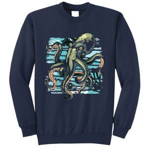 Retro Octopus Sweatshirt