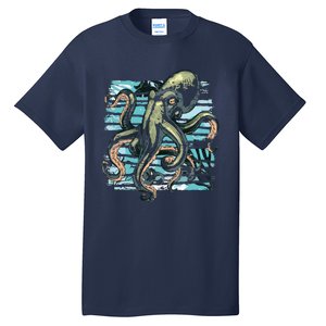 Retro Octopus Tall T-Shirt