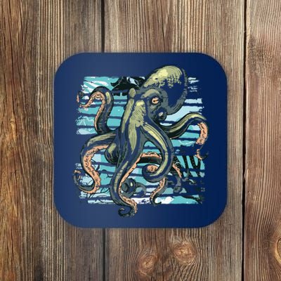 Retro Octopus Coaster