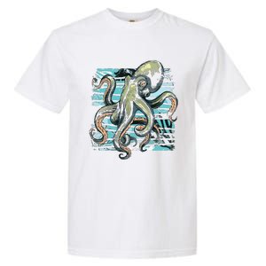 Retro Octopus Garment-Dyed Heavyweight T-Shirt