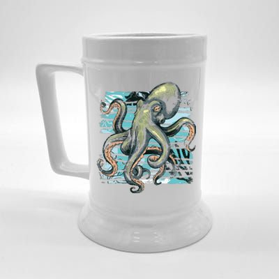 Retro Octopus Beer Stein