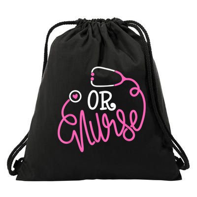 Registered Operating Room Nursing Stethoscope OR Nurse Drawstring Bag