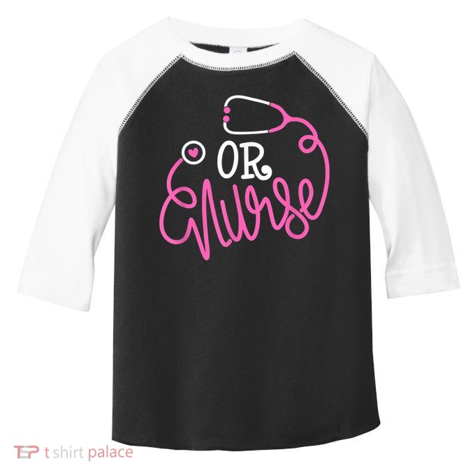 Registered Operating Room Nursing Stethoscope OR Nurse Toddler Fine Jersey T-Shirt