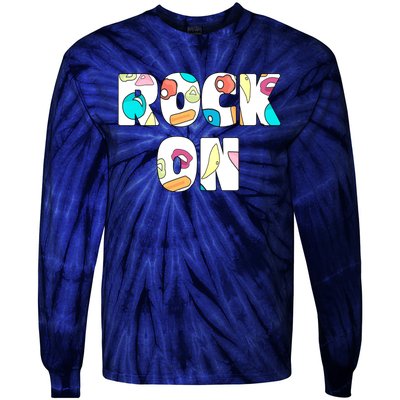 Rock On Rock Climbing Tie-Dye Long Sleeve Shirt