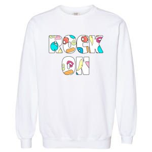 Rock On Rock Climbing Garment-Dyed Sweatshirt