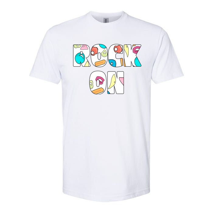 Rock On Rock Climbing Softstyle CVC T-Shirt