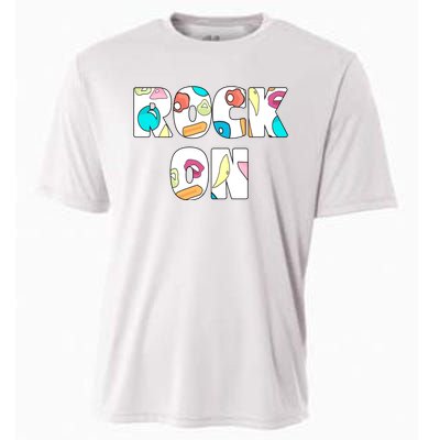 Rock On Rock Climbing Cooling Performance Crew T-Shirt