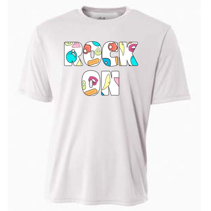 Rock On Rock Climbing Cooling Performance Crew T-Shirt