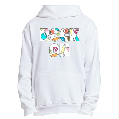 Rock On Rock Climbing Urban Pullover Hoodie