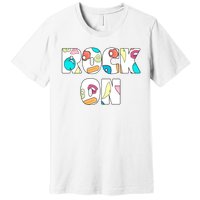 Rock On Rock Climbing Premium T-Shirt