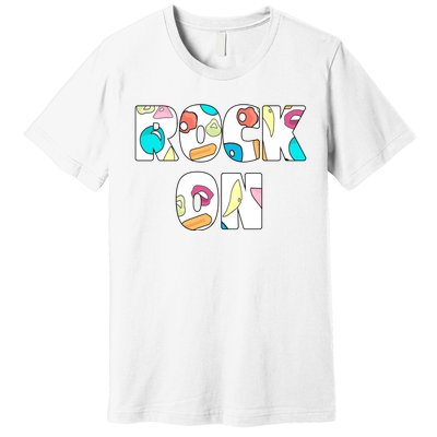 Rock On Rock Climbing Premium T-Shirt