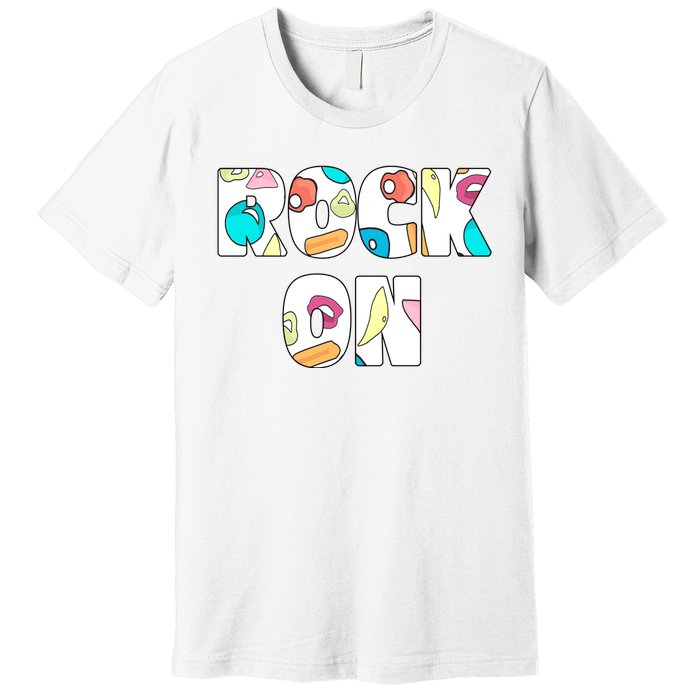 Rock On Rock Climbing Premium T-Shirt