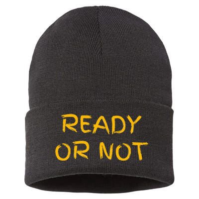 Ready O R Not Fugee Sustainable Knit Beanie