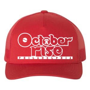 Red October Rise Philly Shirt Philadelphia Baseball Yupoong Adult 5-Panel Trucker Hat