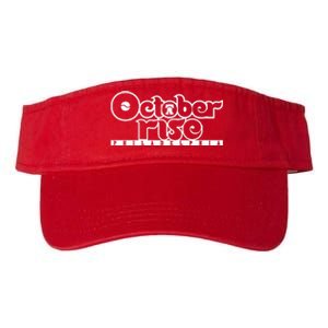 Red October Rise Philly Shirt Philadelphia Baseball Valucap Bio-Washed Visor